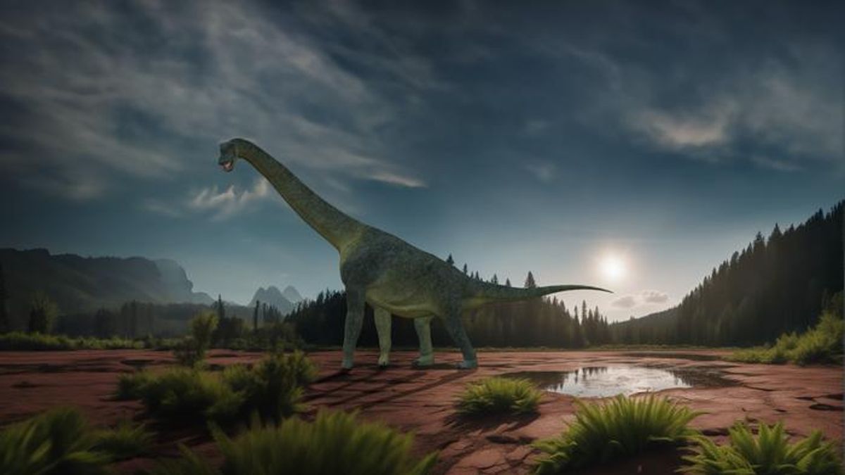 Giant never-before-seen long-necked 'titan' dinosaur unearthed in Europe