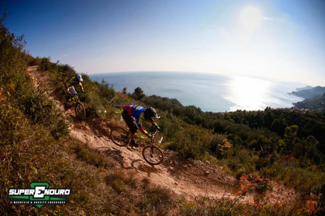 In Finale Ligure, riders enjoy the mountains and the sea