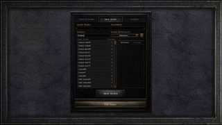 Diablo 2: Resurrected new PC lobby