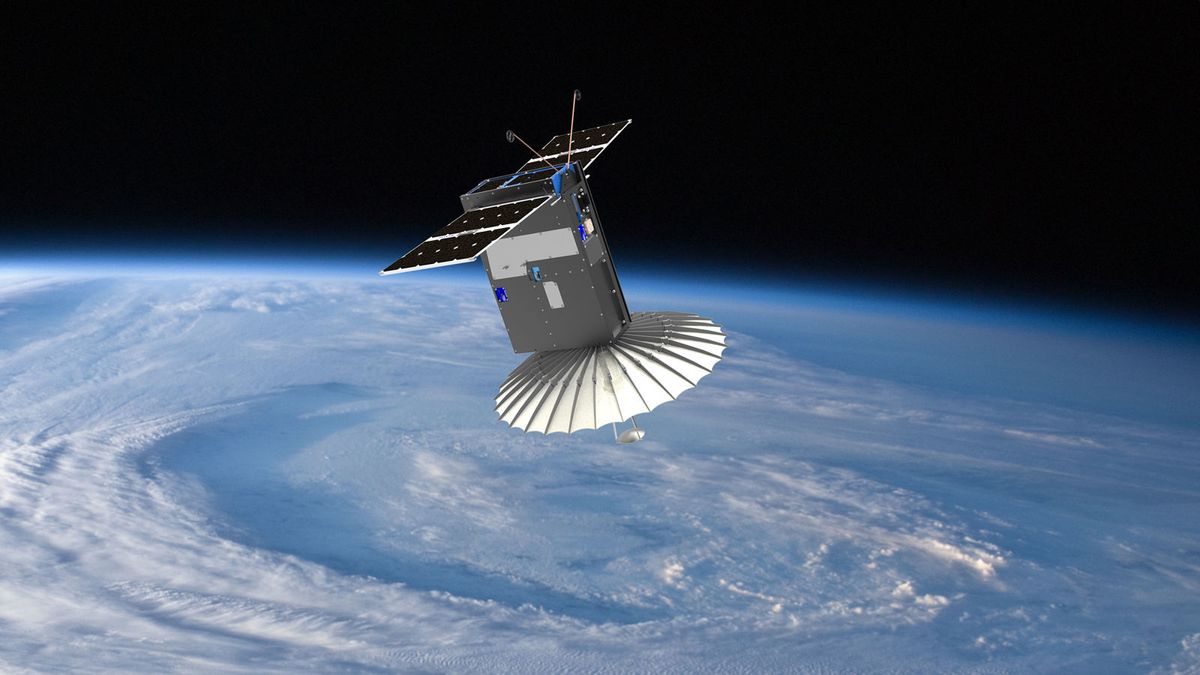 NASA&#039;s little RainCube satellite, set to launch in 2017, conceals an intricate, unfoldable radar dish.