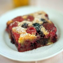 Raspberry and blackberry clafoutis-raspberry recipes-new recipes-recipe ideas-woman and home