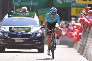Miguel Angel Lopez (Astana) rides to eighth place on the stage and into the top-ten