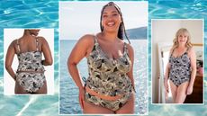 Model wearing Curvy Kate Tankini