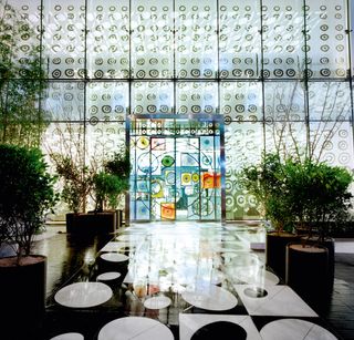 Entrance door to 10 Corso Como Seoul, by Kris Ruhs