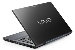 The right-hand side ports and lid of the Sony Vaio SB1