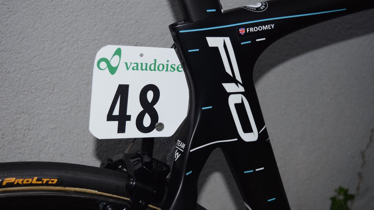 The tubing of the frame contributes to the aerodynamic performance