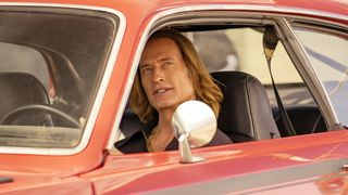 Josh Holloway in car in Duster