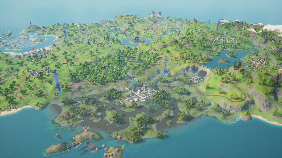 Fortnite Chapter 2 Map Every New Place Of Interest On The Island Gamesradar