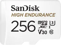 SanDisk High Endurance 256GB MicroSD: $22 @ Amazon