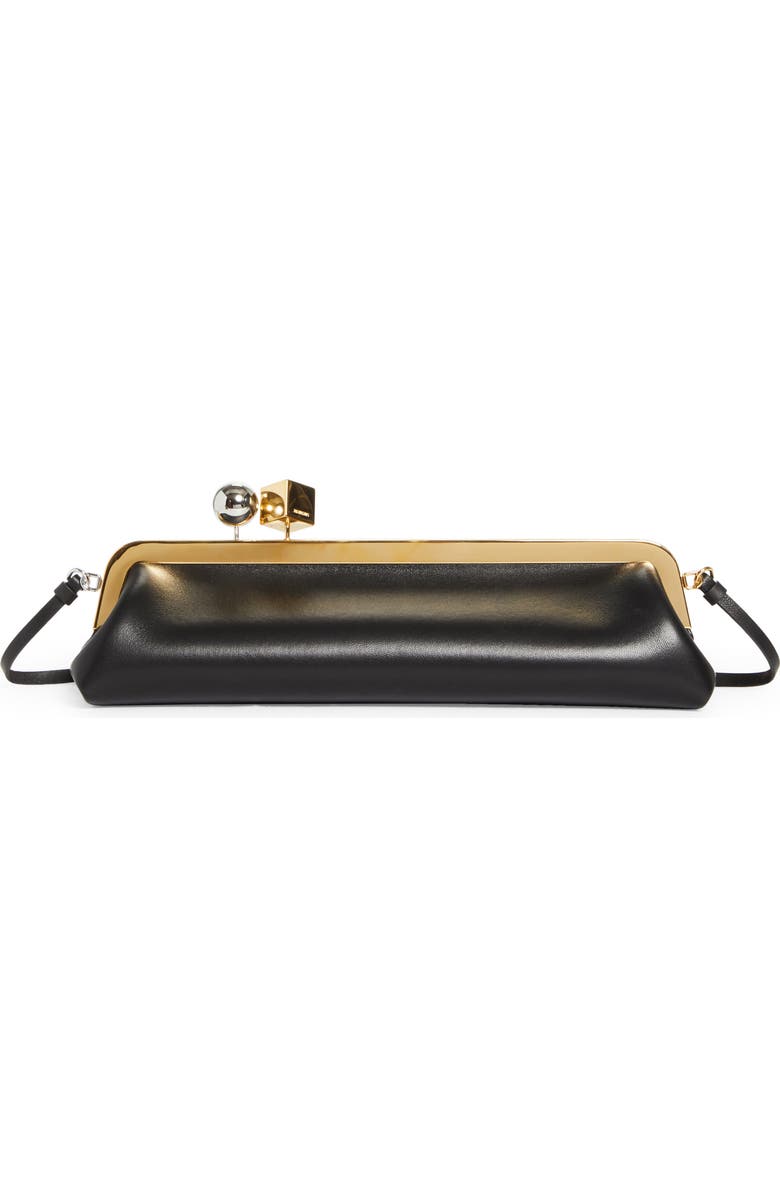La Pochette Salon Leather Clutch