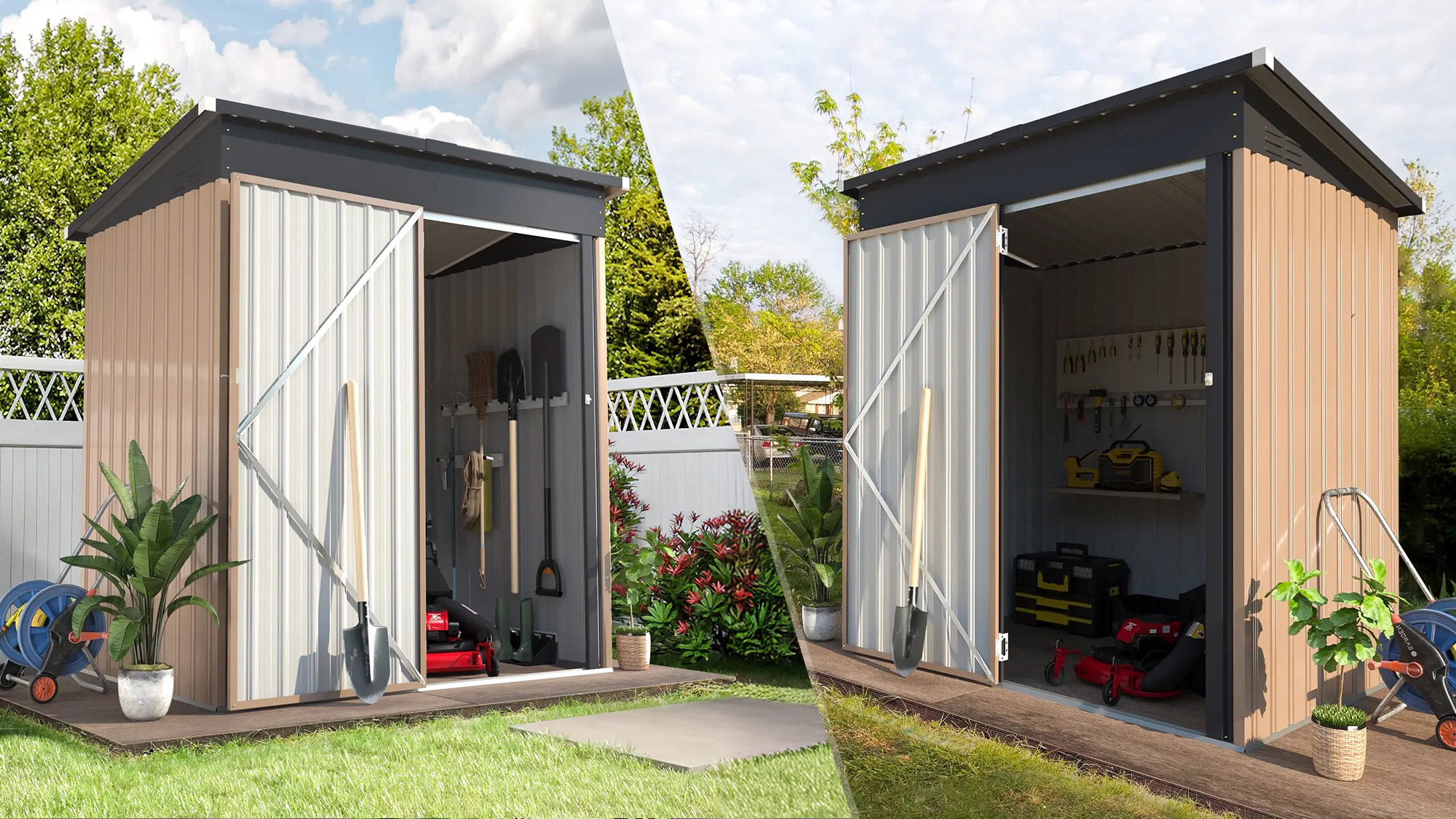 Yodolla Metal Storage Shed
