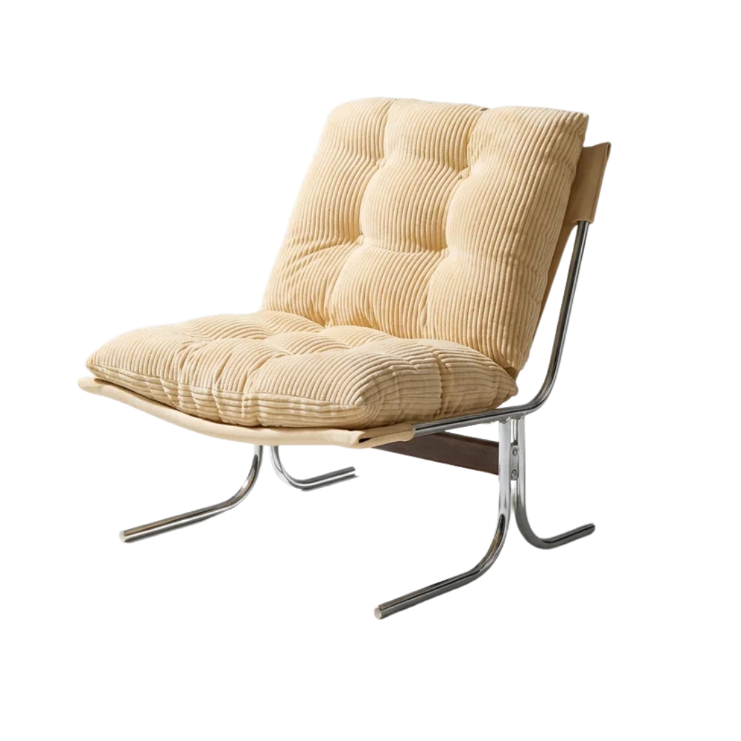 George Oliver, Accent Chair with Metal Frame