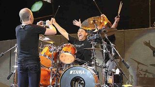 Dave Lombardo with Metallica at Download