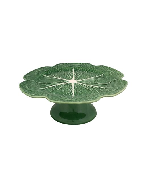 Bordallo Pinheiro Cabbage Cake Stand