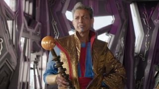 Jeff Goldblum as The Grandmaster in Thor: Ragnarok