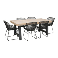 Beach Dining Table and Chairs | &nbsp;Was £2499 Now £1999 at Barker and Stoneouse