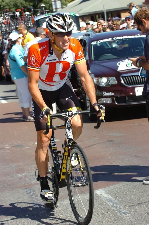 Lance Armstrong finished in the main field