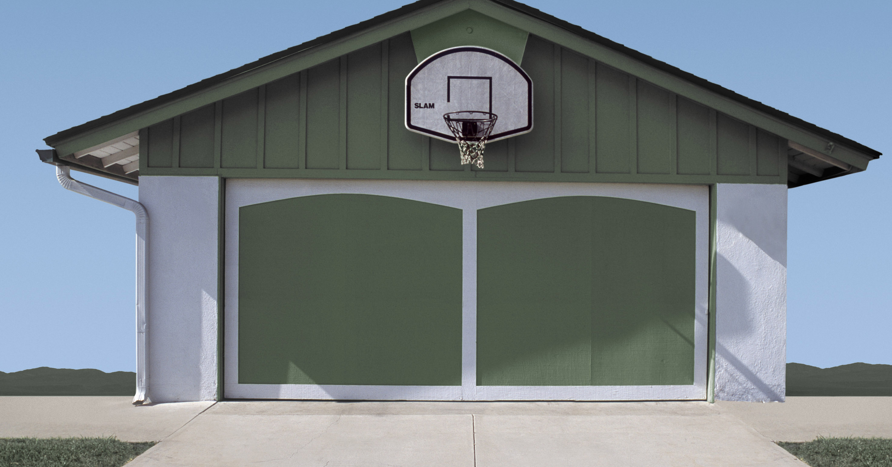 Painting a Garage Door