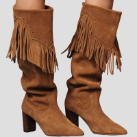 By Anthropologie Fringe Tall Boots was £190now £76 | Anthropologie (save £114)