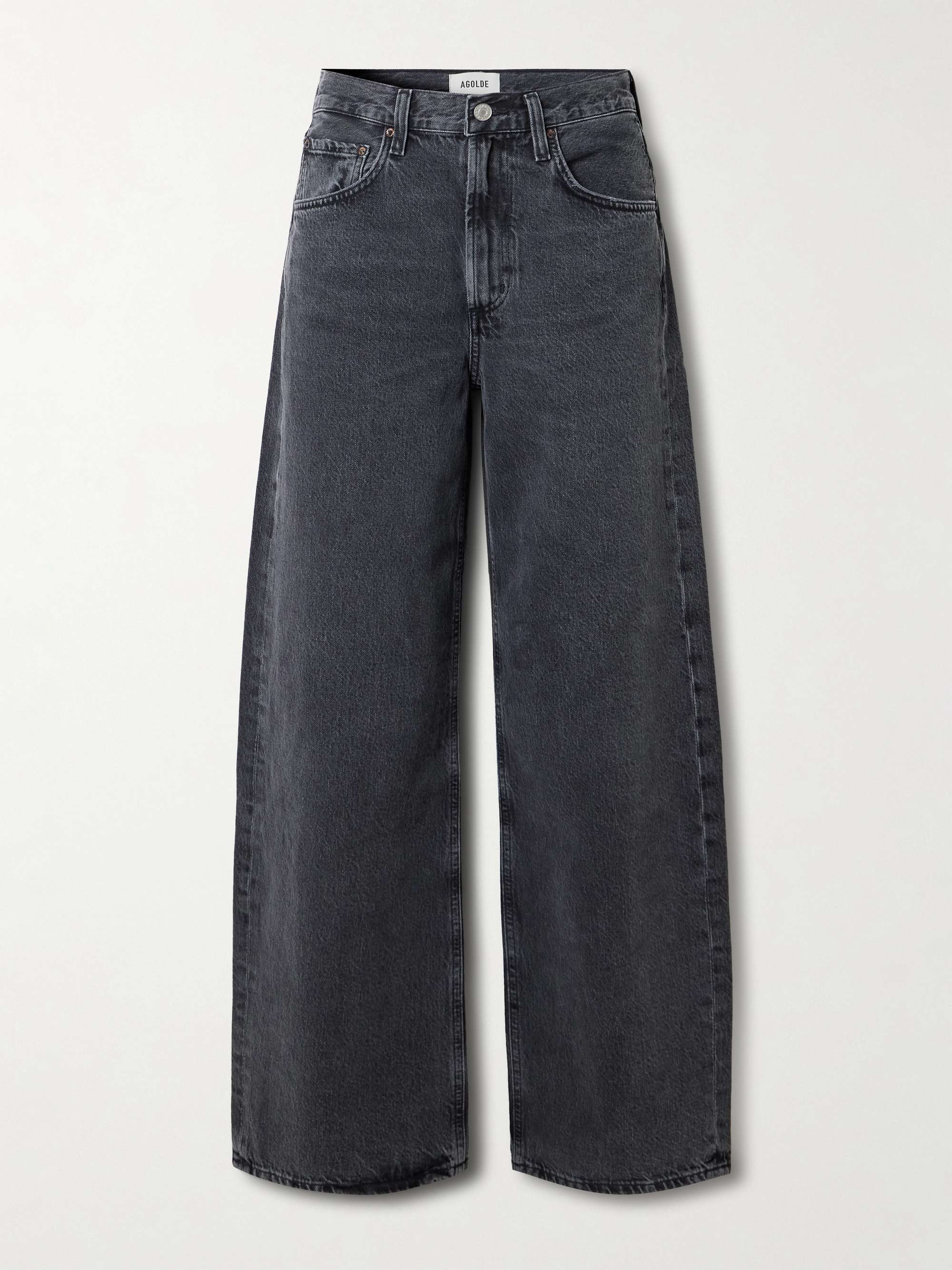 Low Curve Mid-Rise Wide-Leg Jeans