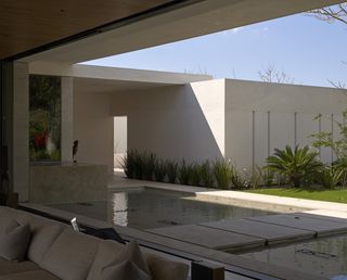 courtyard at Merida House by Gantous