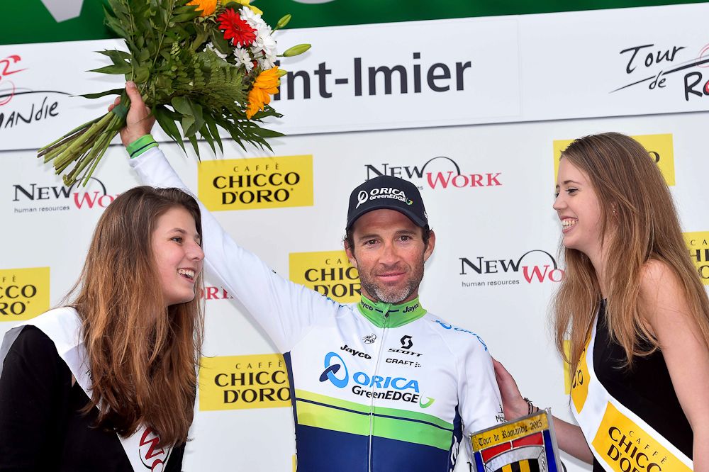 Albasini on the podium