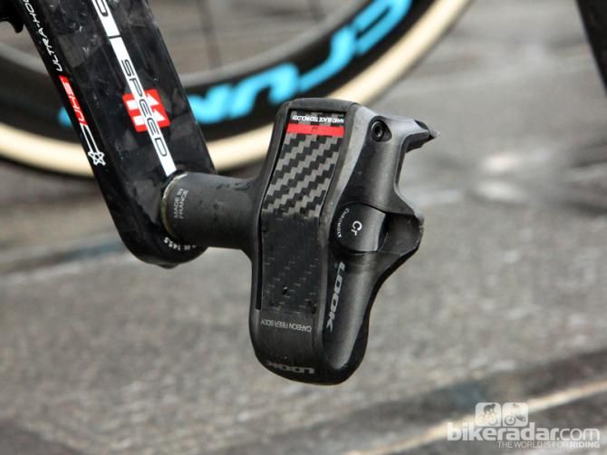 Another set of awkwardly positioned Look K&eacute;O Blade 2 pedals
