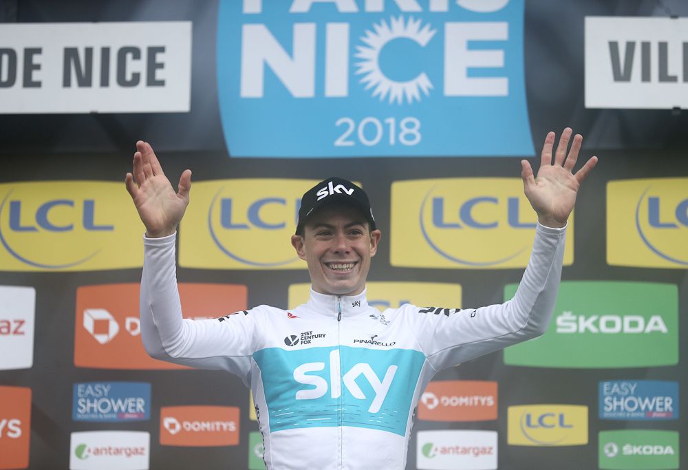 Stage 8 winner David De La Cruz at Paris-Nice