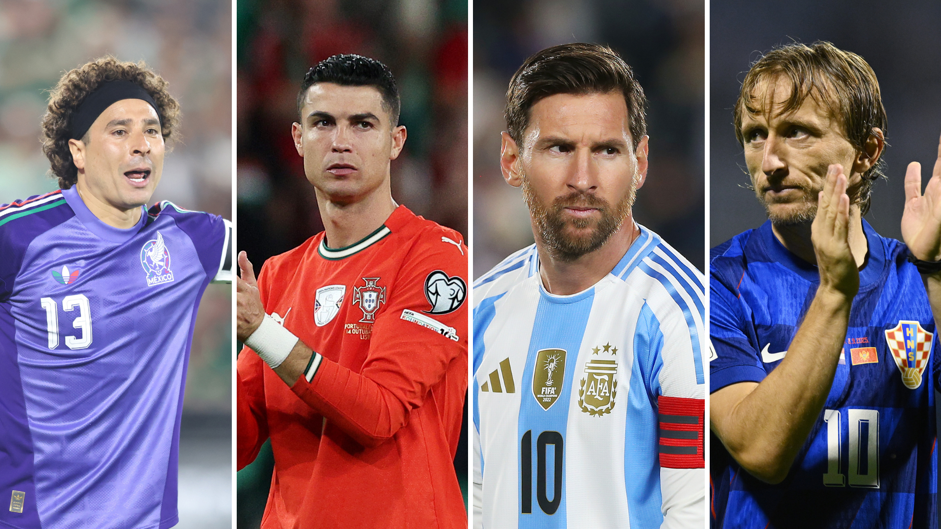 Ochoa, Ronaldo, Messi, Modric