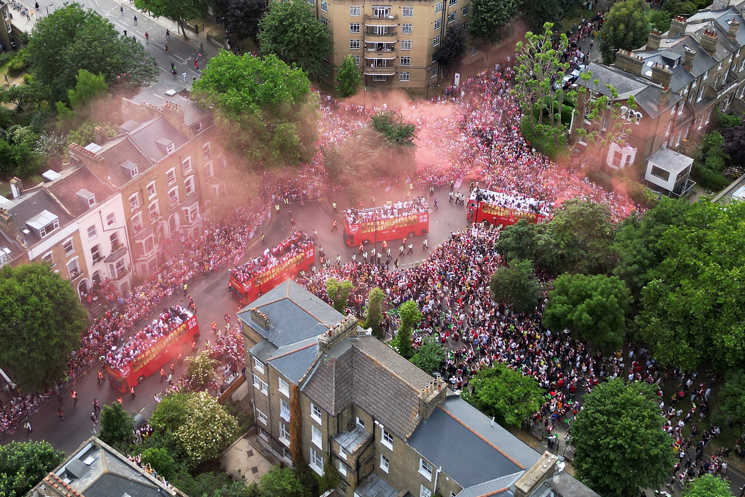 Arsenal's 2025/26 Premier League title parade
