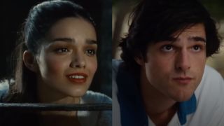 Rachel Zegler in West Side Story (2021)/Jacob Elordi in Saltburn (side by side)