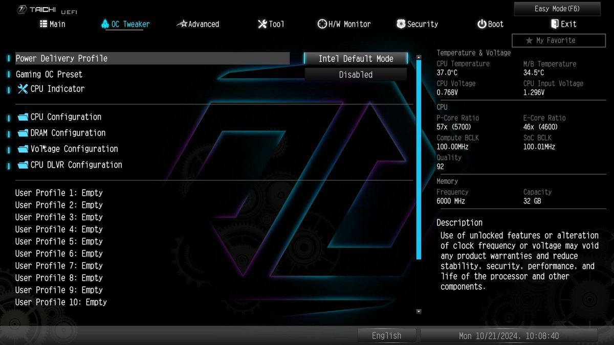 ASRock Z890 Taichi Lite