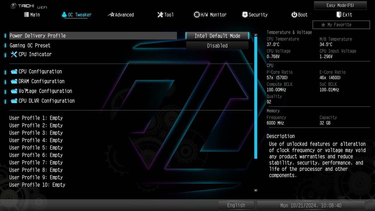 ASRock Z890 Taichi Lite