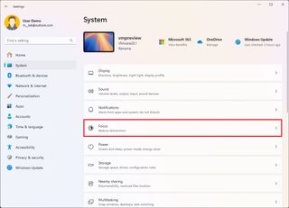 Open Focus settings