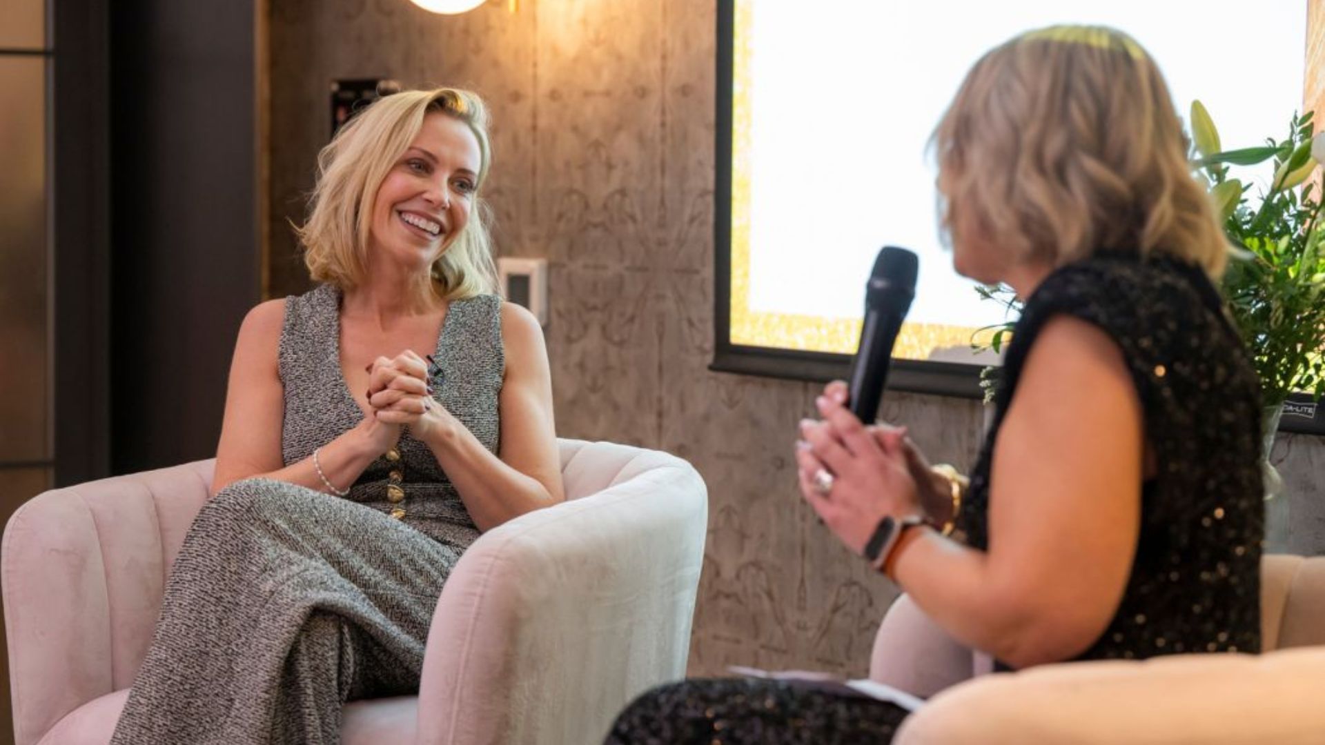 laura hamilton and hannah fernando at woman &amp;amp; home christmas live