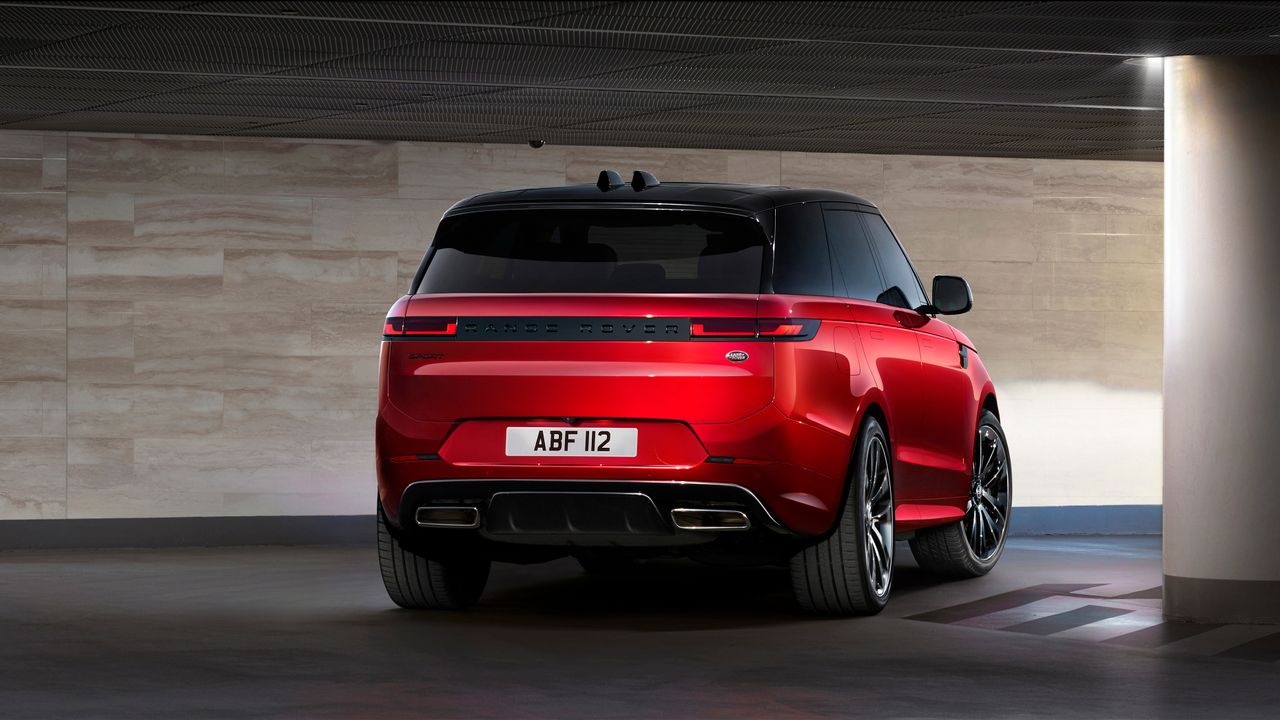 New Range Rover Sport in red