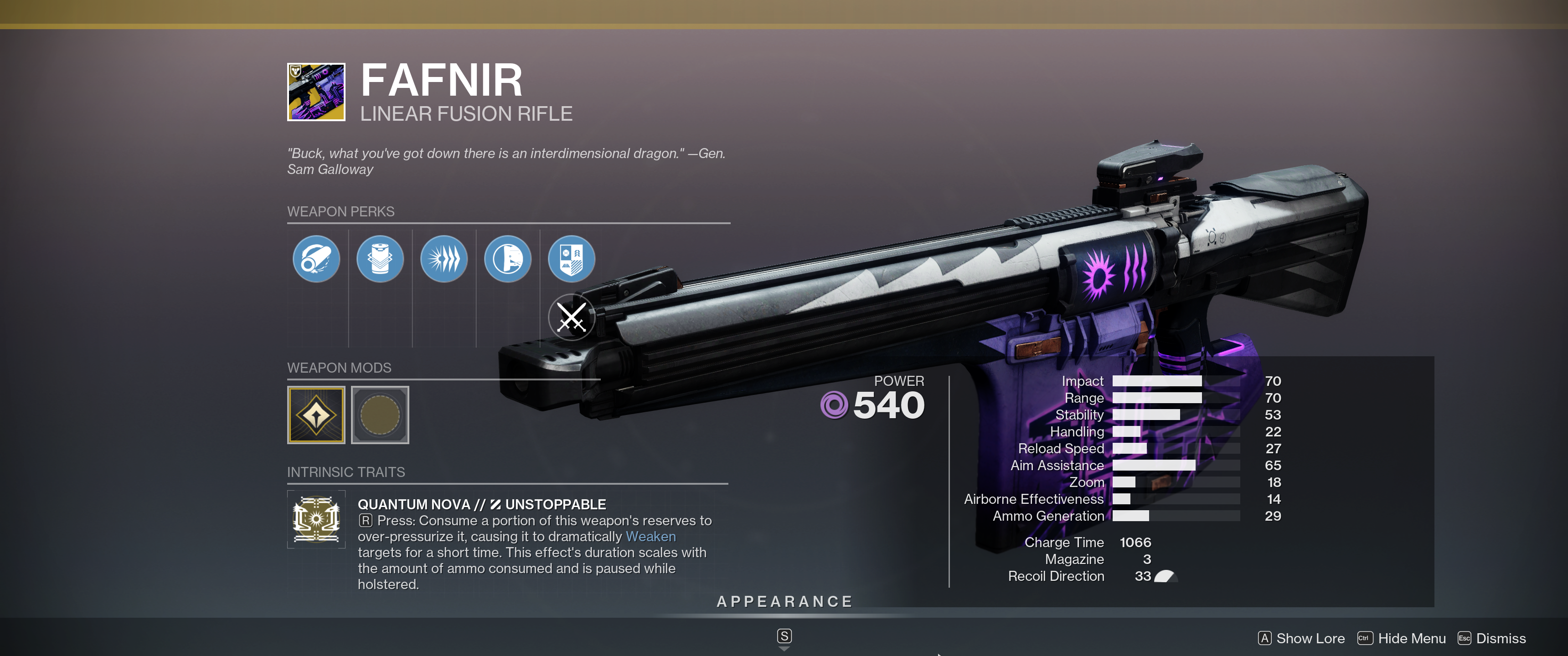 Exotic weapons from Destiny 2
