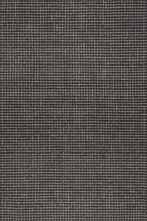 Melrose Checked Rug | Charcoal