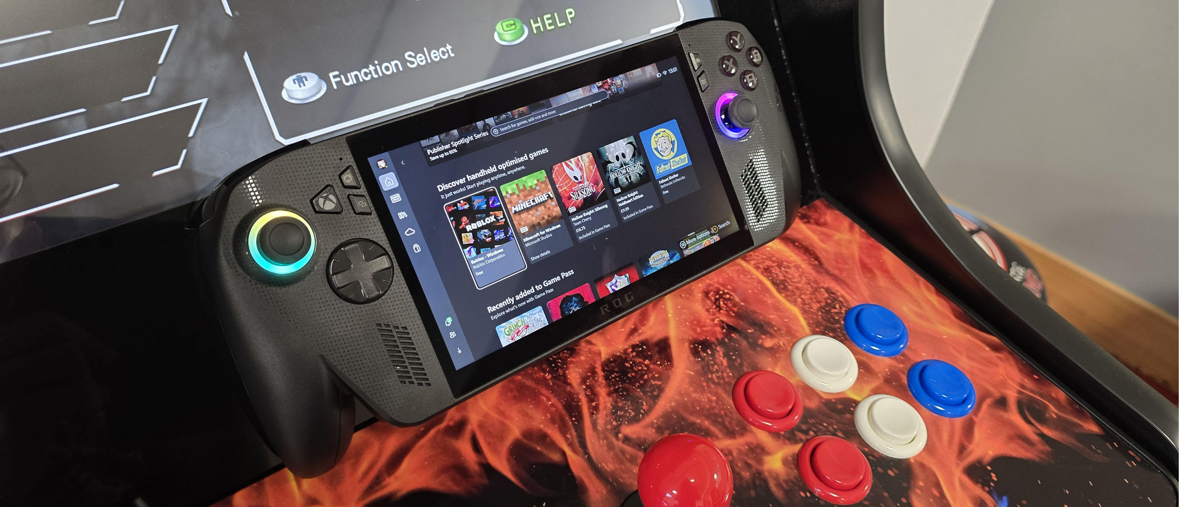 Photos of the Asus Xbox ROG Ally X