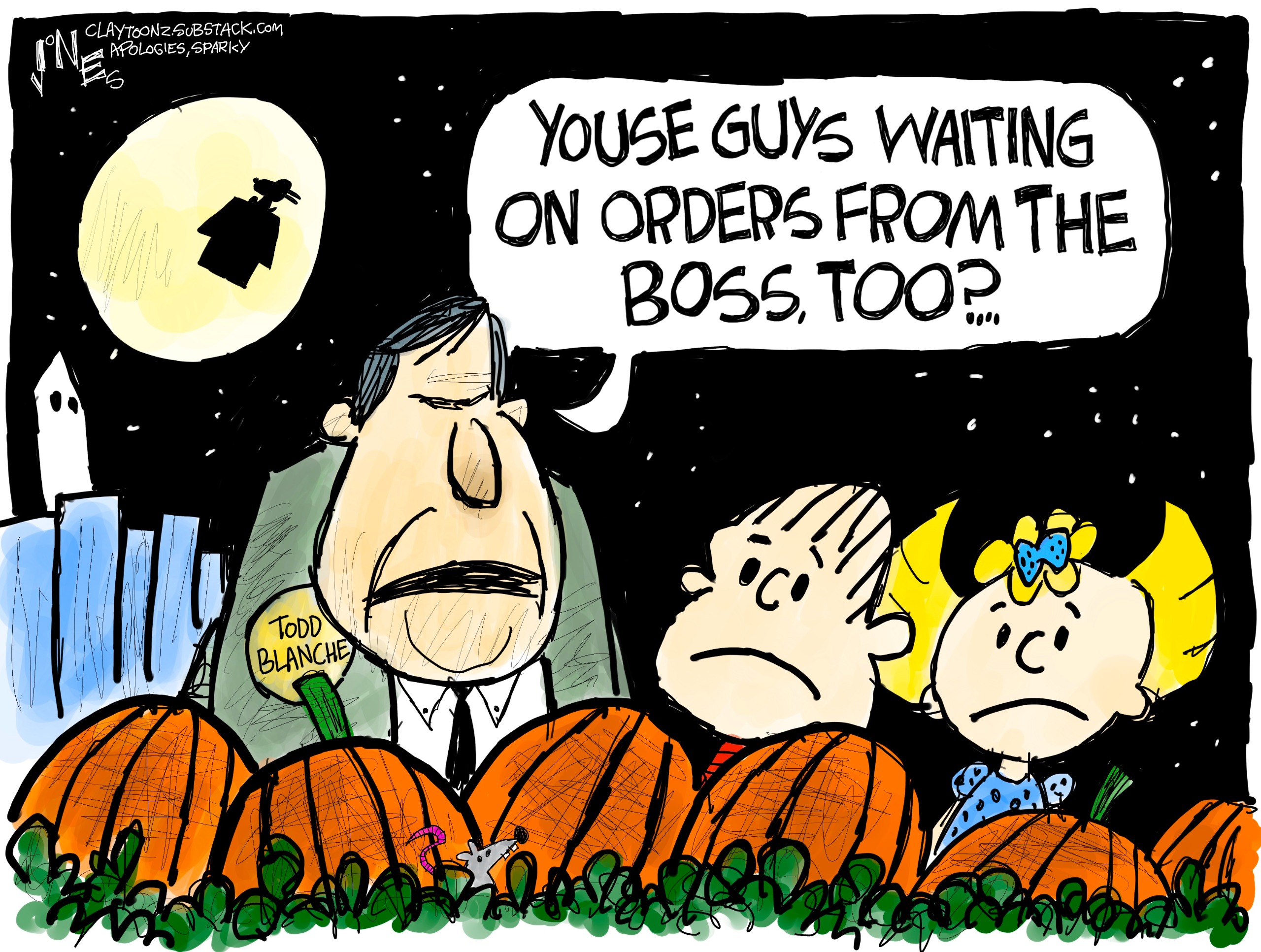 Political cartoon