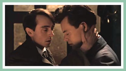 David Dawson and Harry Styles in 'My Policeman.' Is 'My Policeman' streaming?