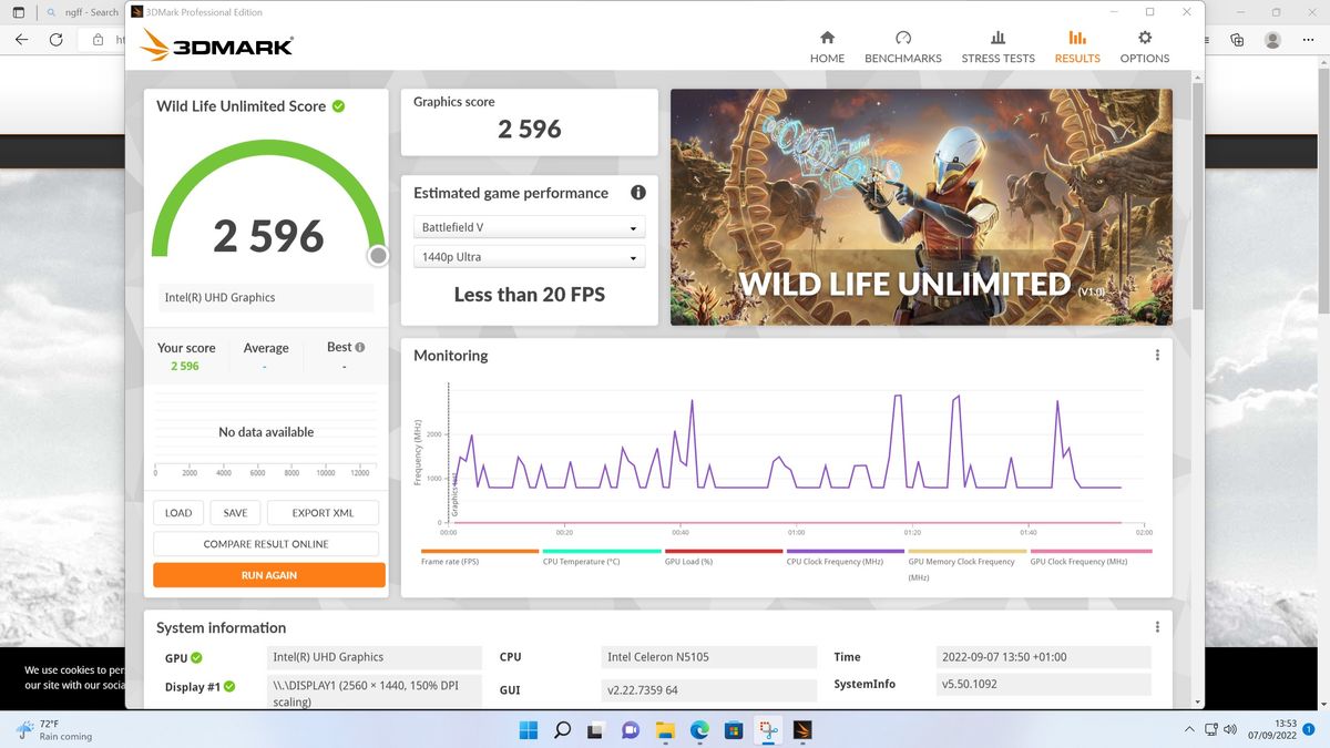 Beelink U59 Mini PC Benchmarks