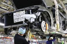 Toyota manufacturing plant in Japan