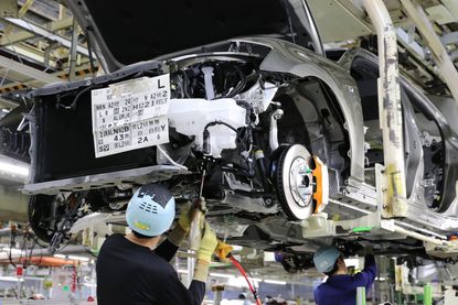 Toyota manufacturing plant in Japan