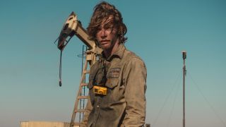 Jacob Lofland as Cooper Norris in Landman, he's dirty. 