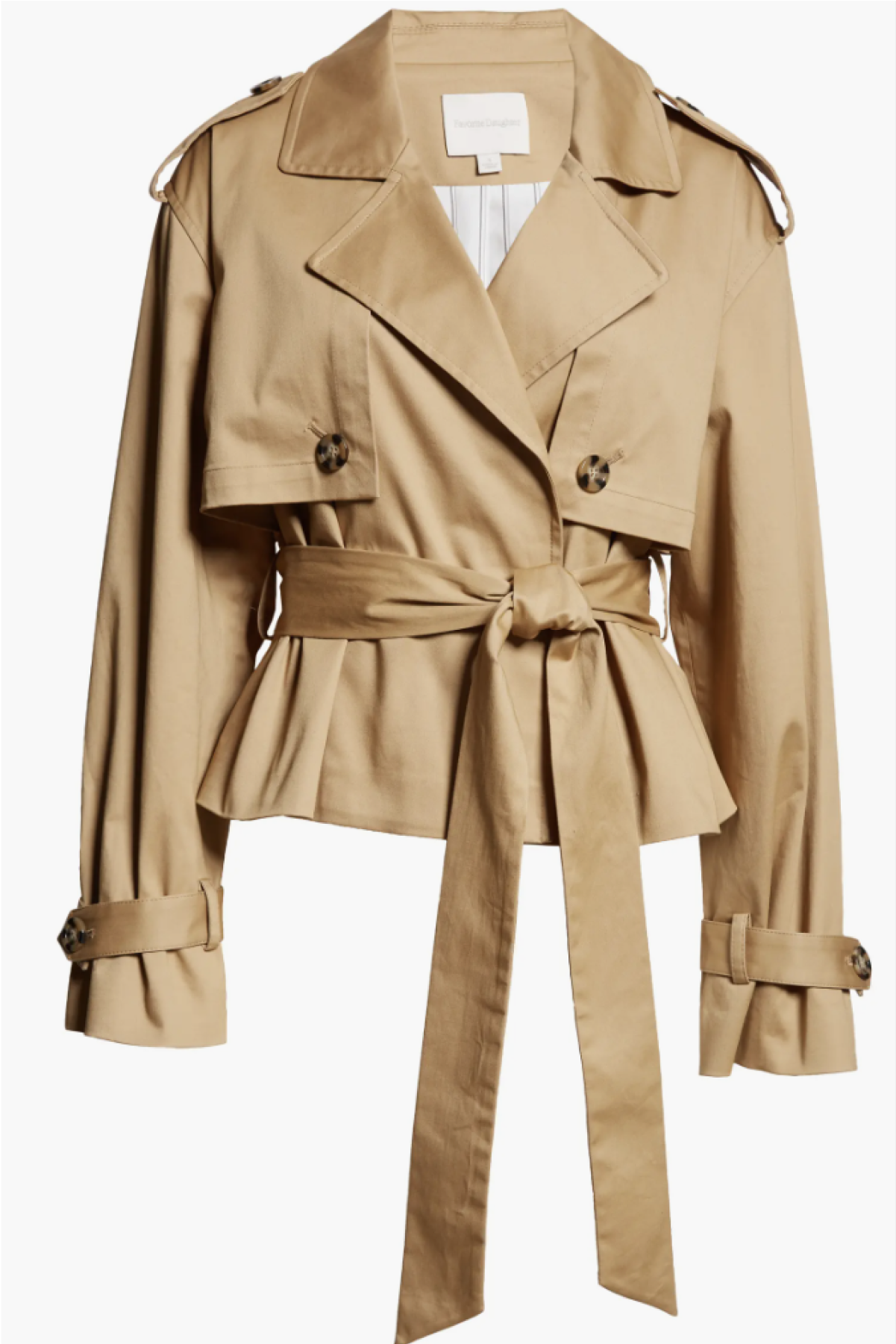 The Charles Crop Trench Coat