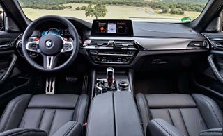 Interior view BMW M5