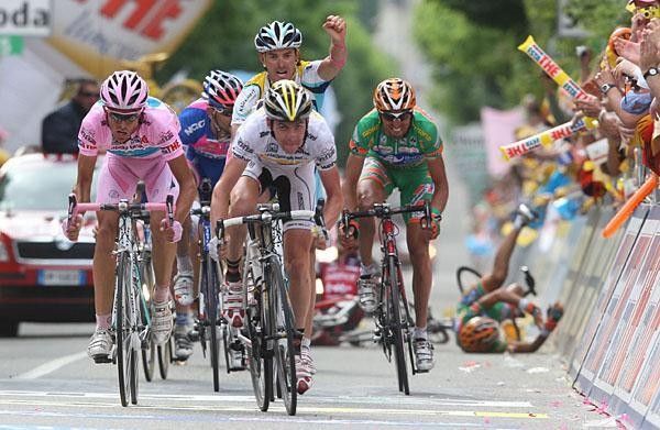 Antonio Colom (Astana) was happy that Ricco couldn't take time on Contador in the sprint.