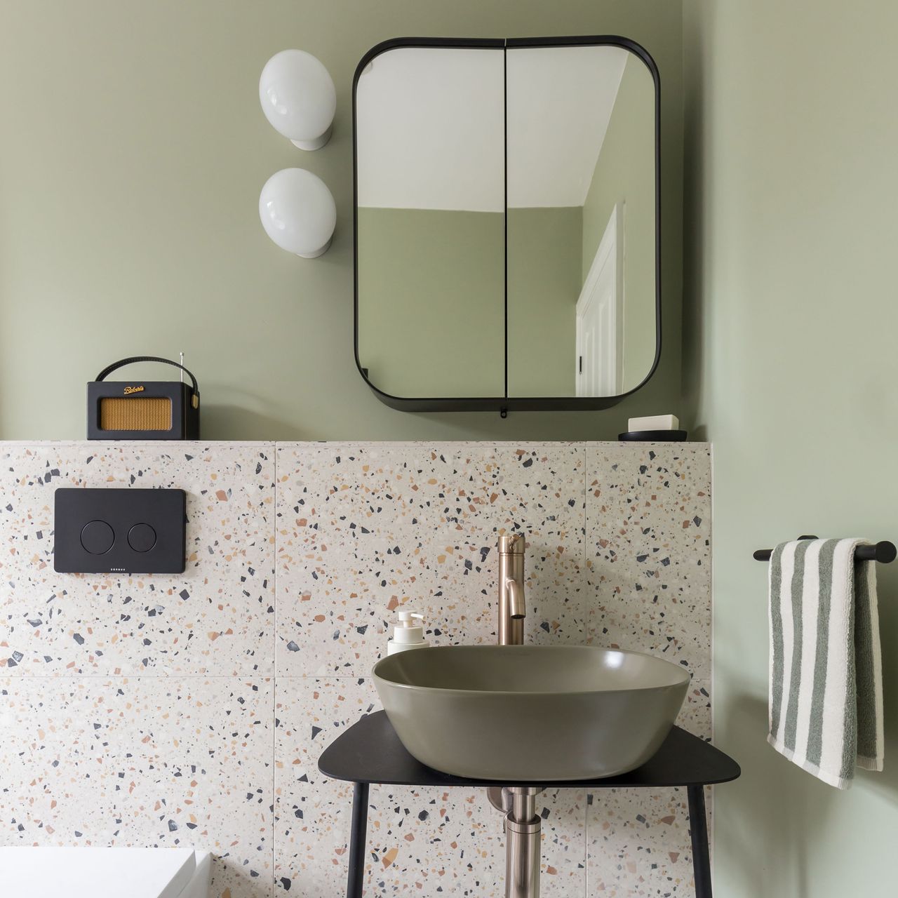 5 small green bathroom ideas for a serene scheme | Ideal Home