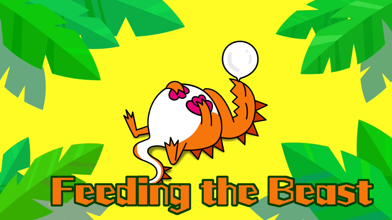 Feeding the Beast in Rhythm Heaven Groove